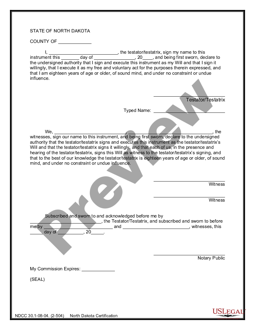 page 9 Mutual Wills containing Last Will and Testaments for Unmarried Persons living together with No Children preview