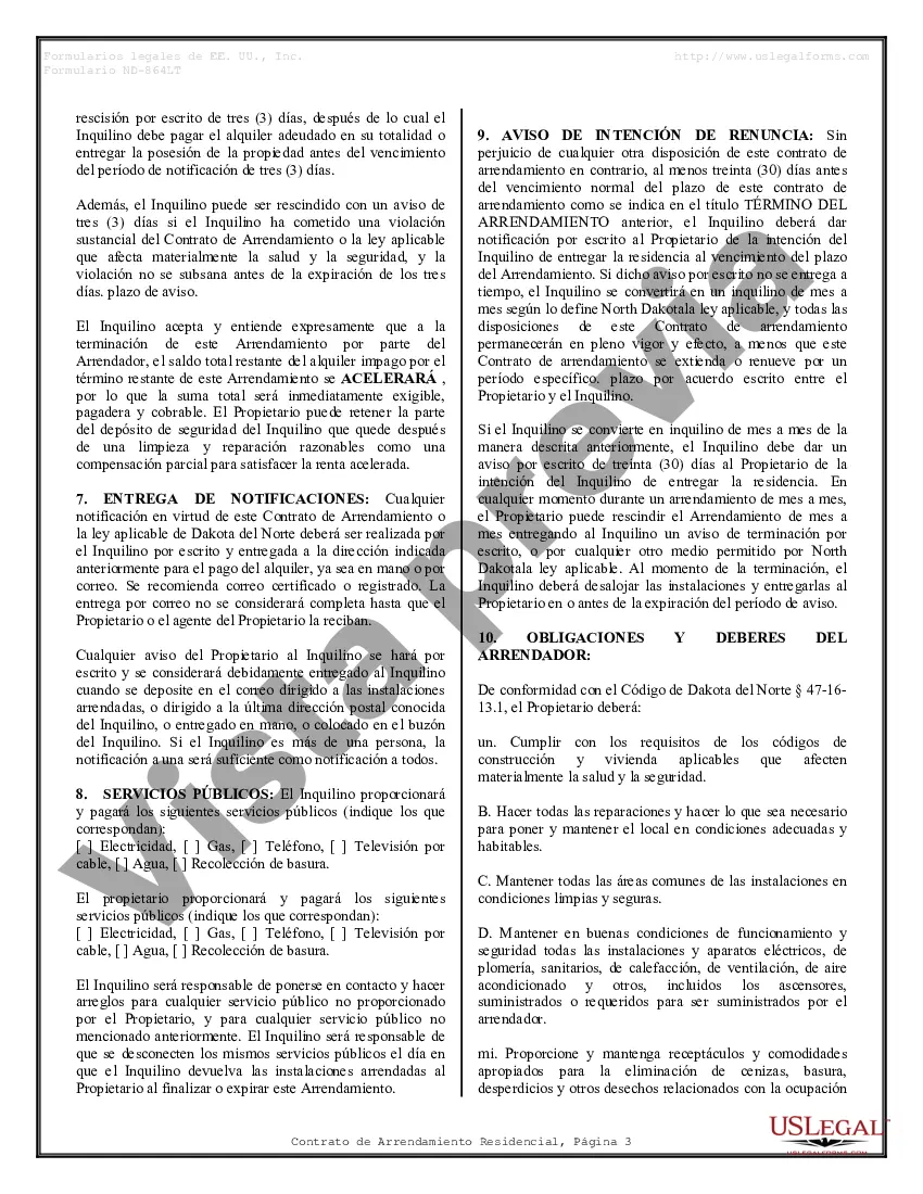 Preview Contrato de arrendamiento de alquiler residencial