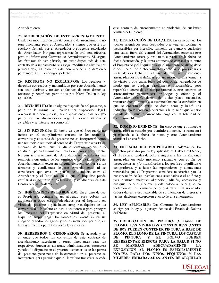 Preview Contrato de arrendamiento de alquiler residencial