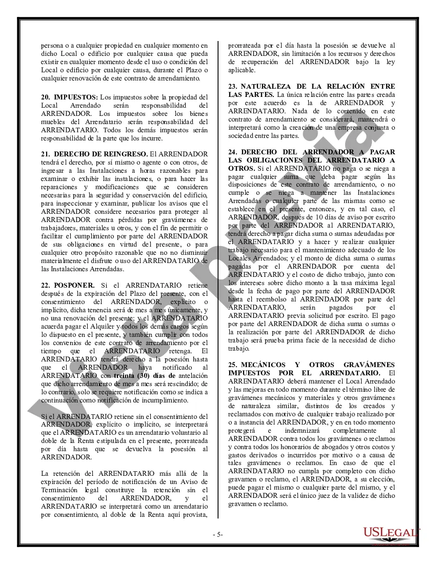 Preview Arrendamiento de edificio o espacio comercial