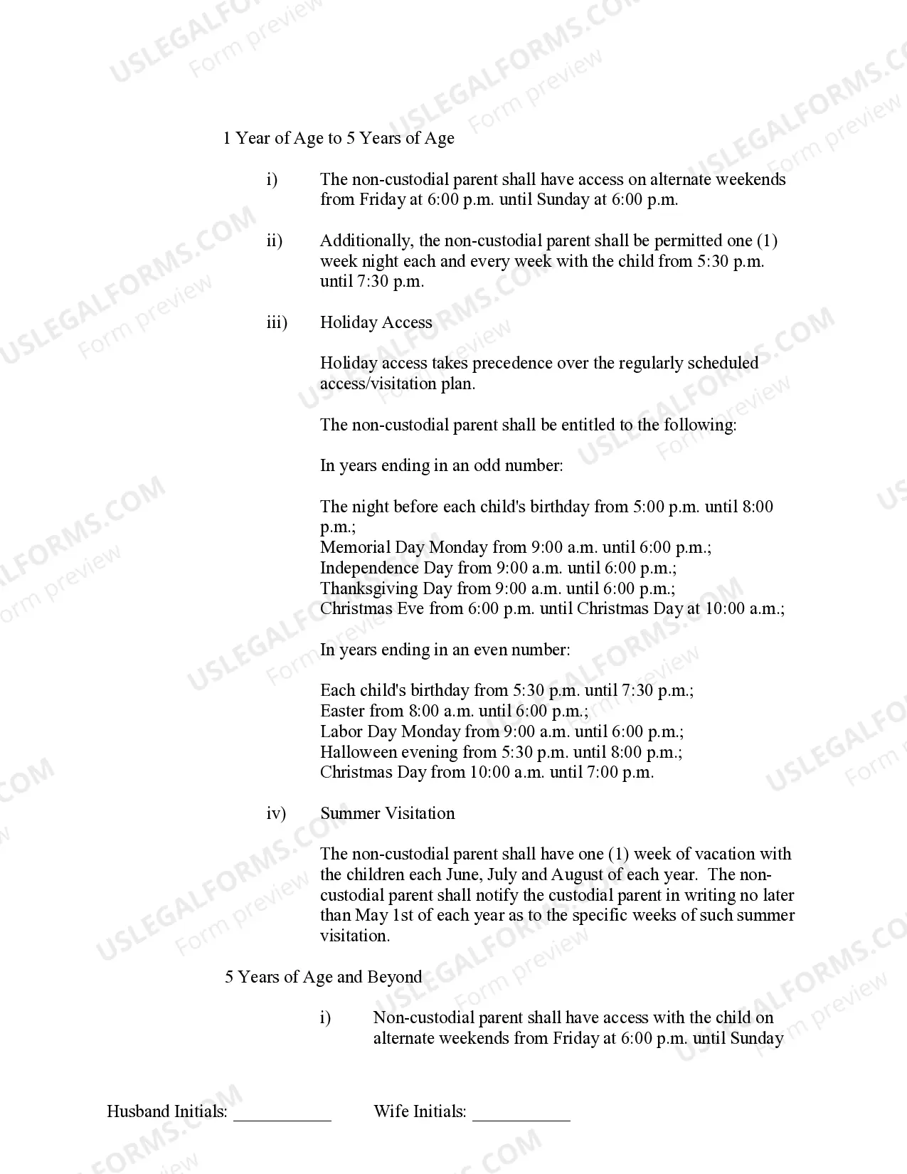 Preview Marital Domestic Separation and Property Settlement Agreement Minor Children no Joint Property or Debts effective Immediately