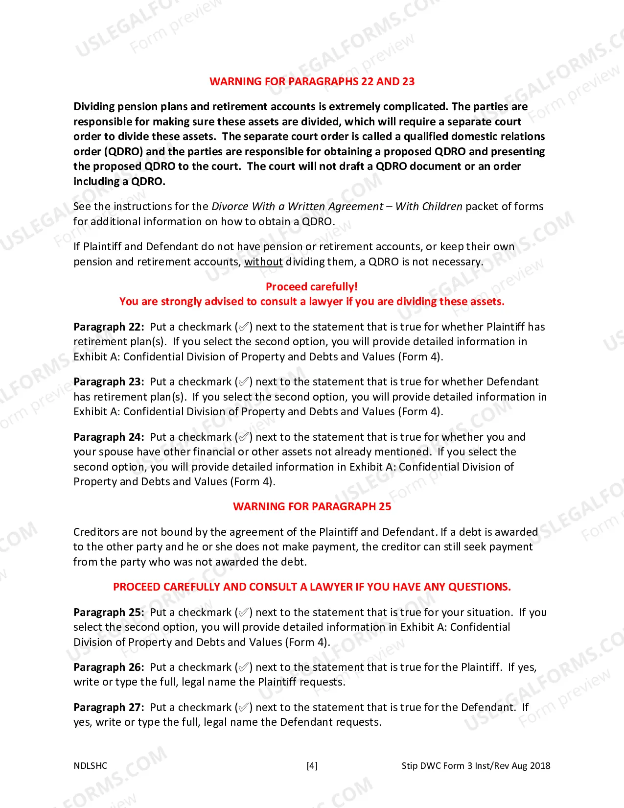 Preview Marital Domestic Separation and Property Settlement Agreement Minor Children Parties May have Joint Property or Debts effective Immediately