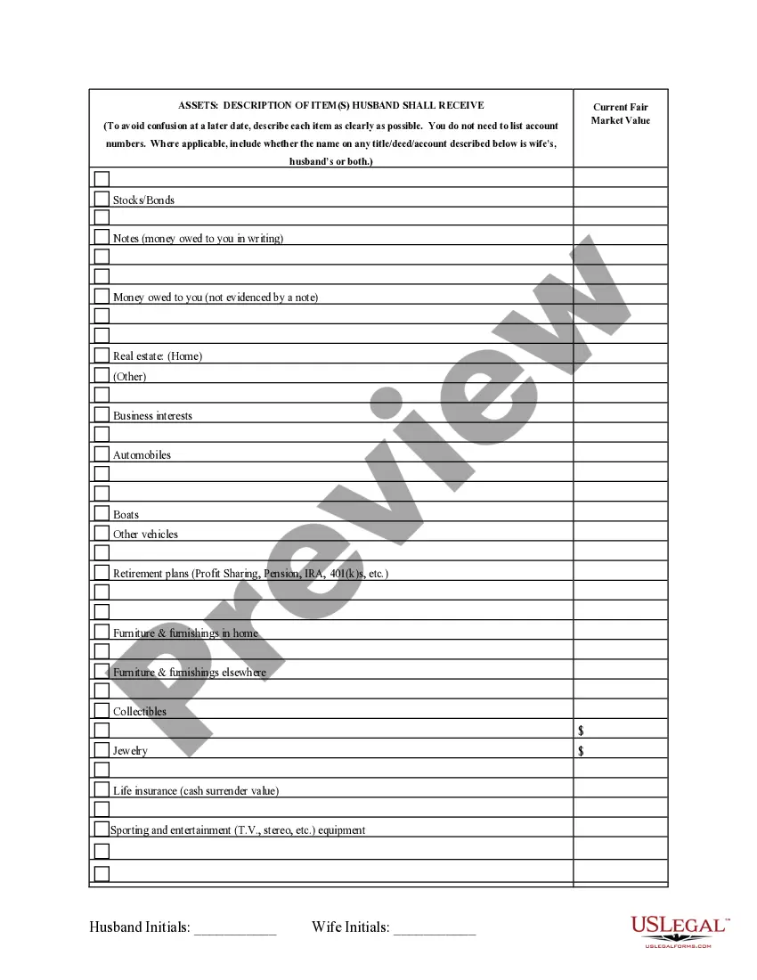 Preview Marital Domestic Separation and Property Settlement Agreement Adult Children Parties May have Joint Property or Debts where Divorce Action Filed