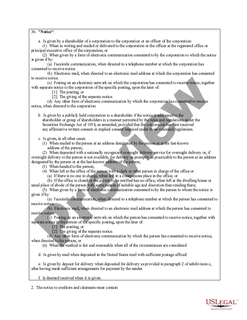 Get North Dakota Dissolution Package to Dissolve Corporation Preview North Dakota Dissolution Package to Dissolve Corporation
