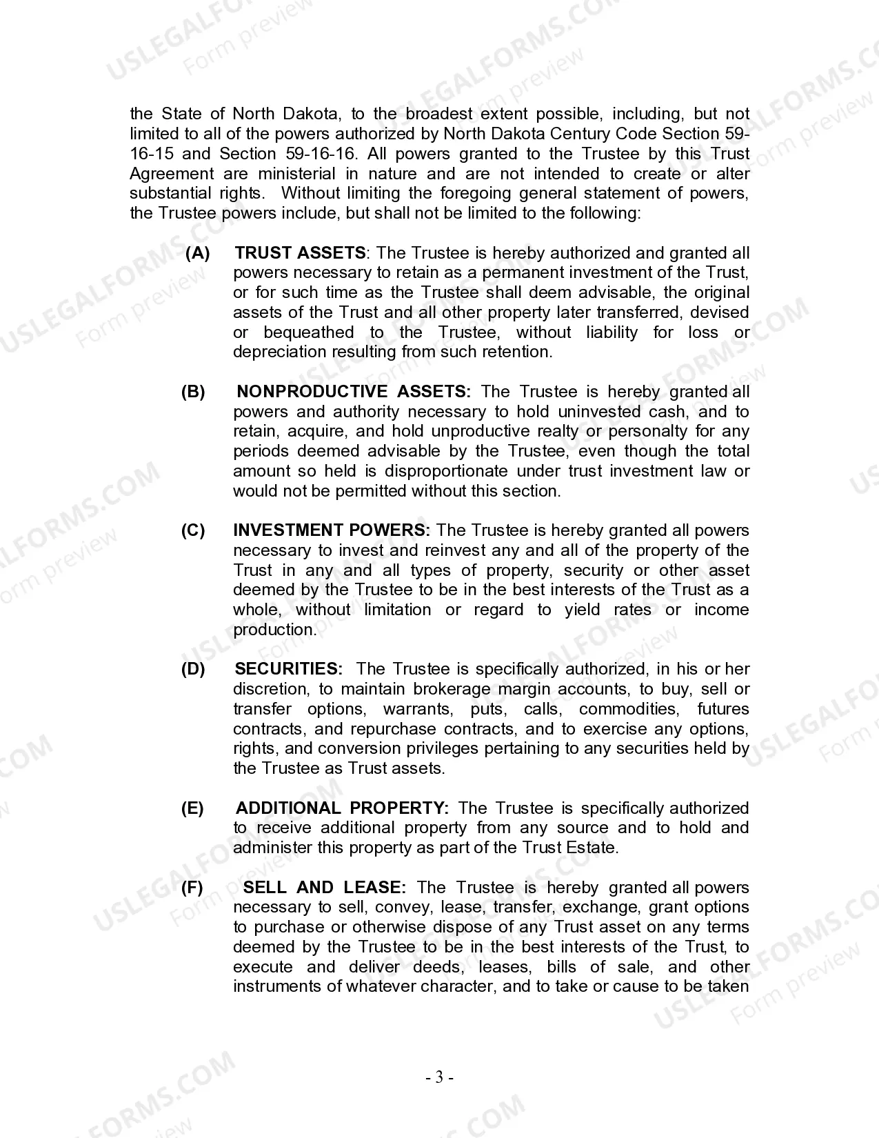 Preview Living Trust for Husband and Wife with Minor and or Adult Children