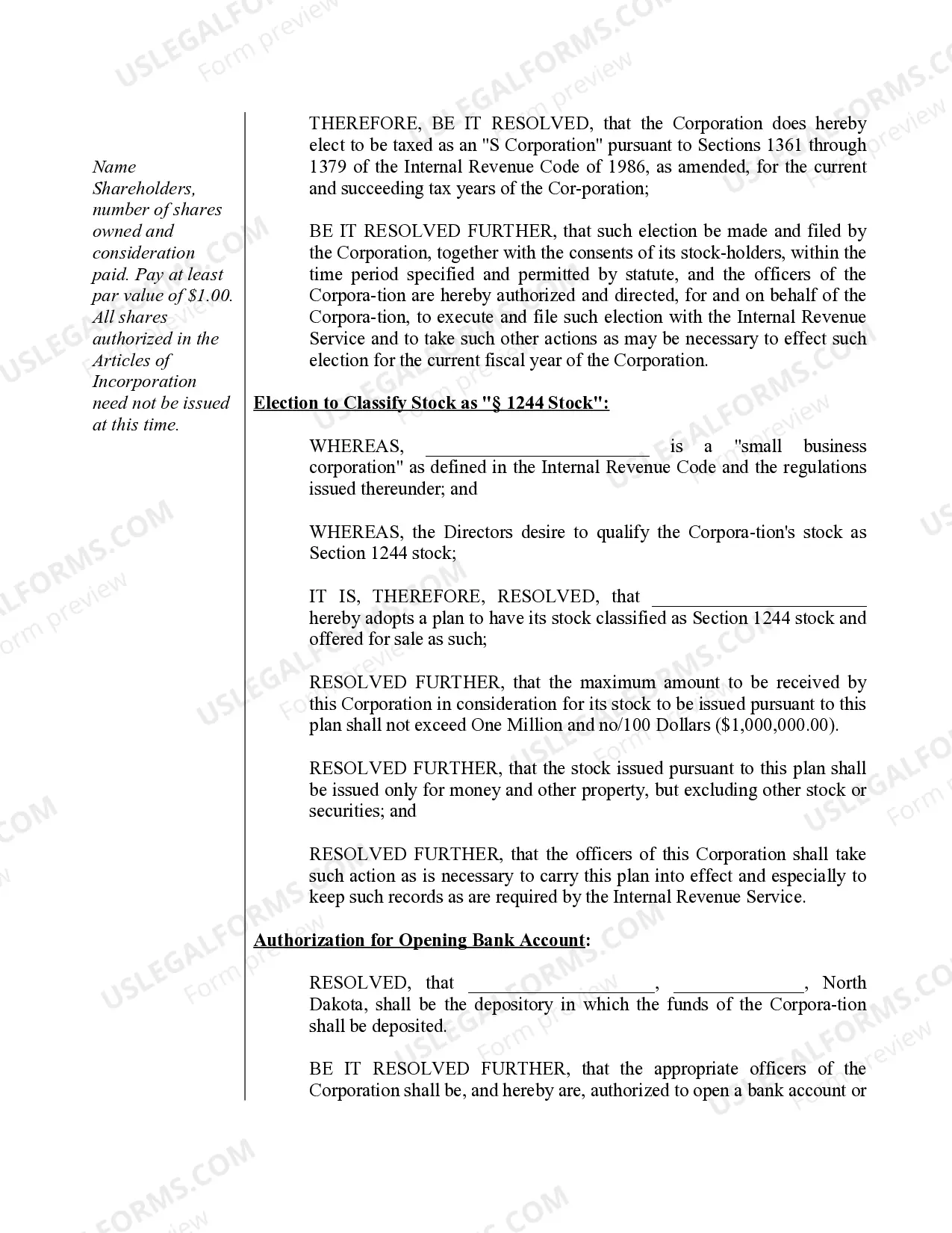 Preview Minutes for Organizational Meeting