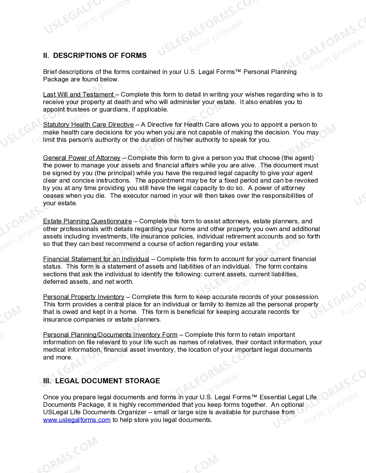 Preview North Dakota Essential Legal Life Documents for Baby Boomers