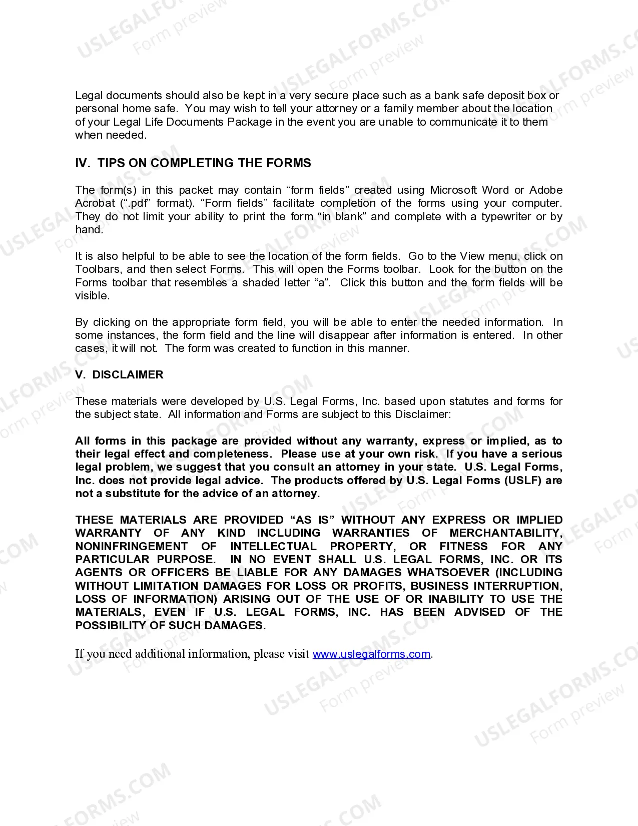 Preview North Dakota Essential Legal Life Documents for Baby Boomers