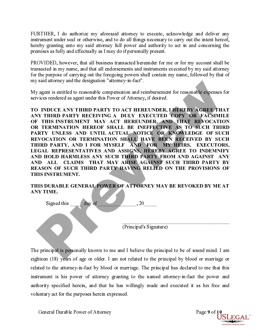Get General Durable Power of Attorney for Property and Finances or Financial Effective Immediately Preview General Durable Power of Attorney for Property and Finances or Financial Effective Immediately