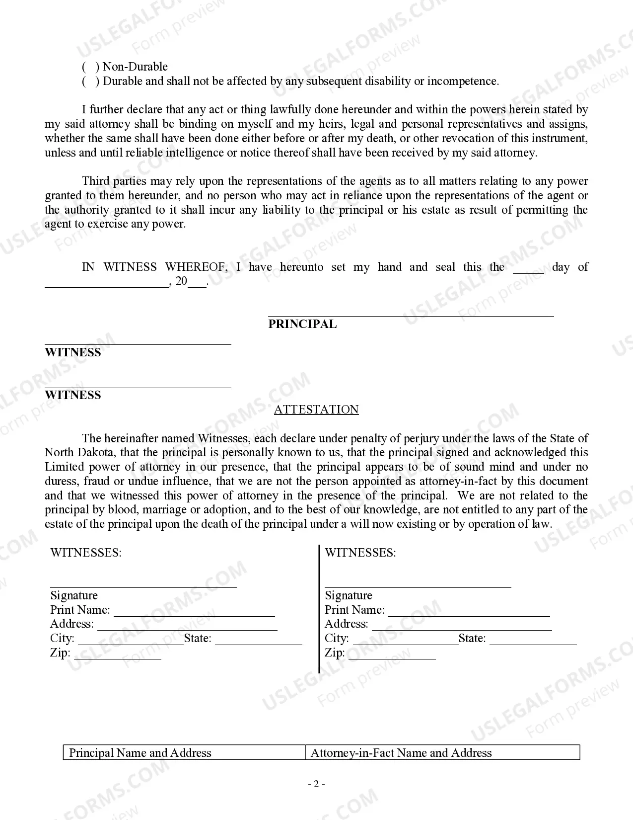 Preview Limited Power of Attorney for Stock Transactions and Corporate Powers