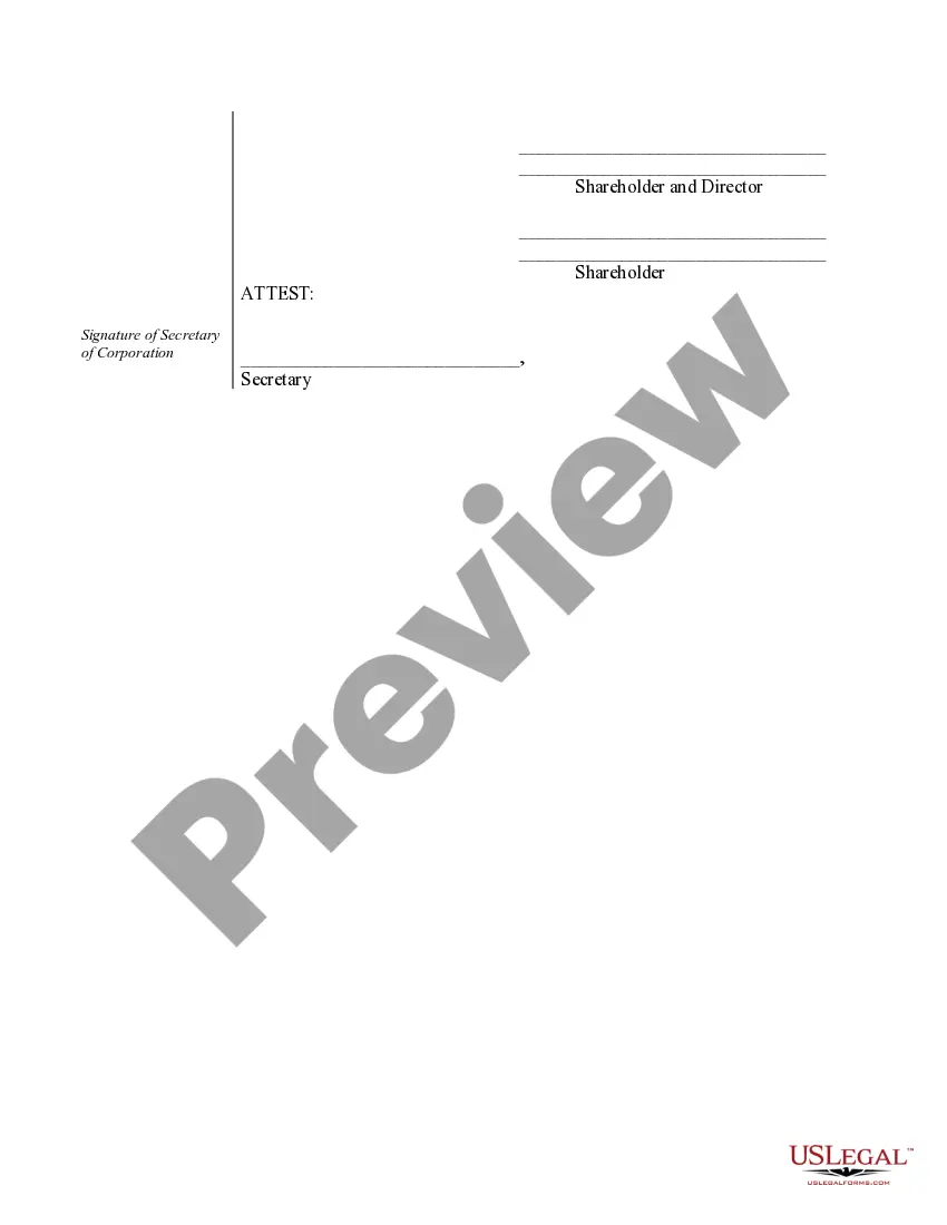 Preview Sample Organizational Minutes for a North Dakota Professional Corporation