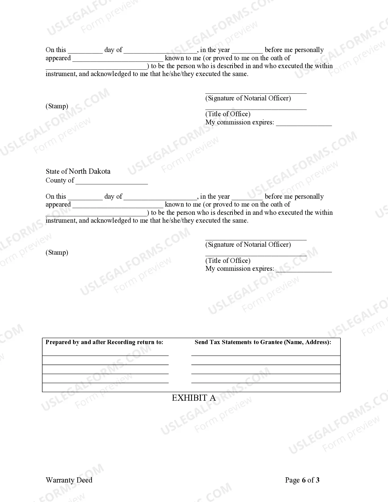 Preview Warranty Deed for Husband and Wife Converting Property from Tenants in Common to Joint Tenancy