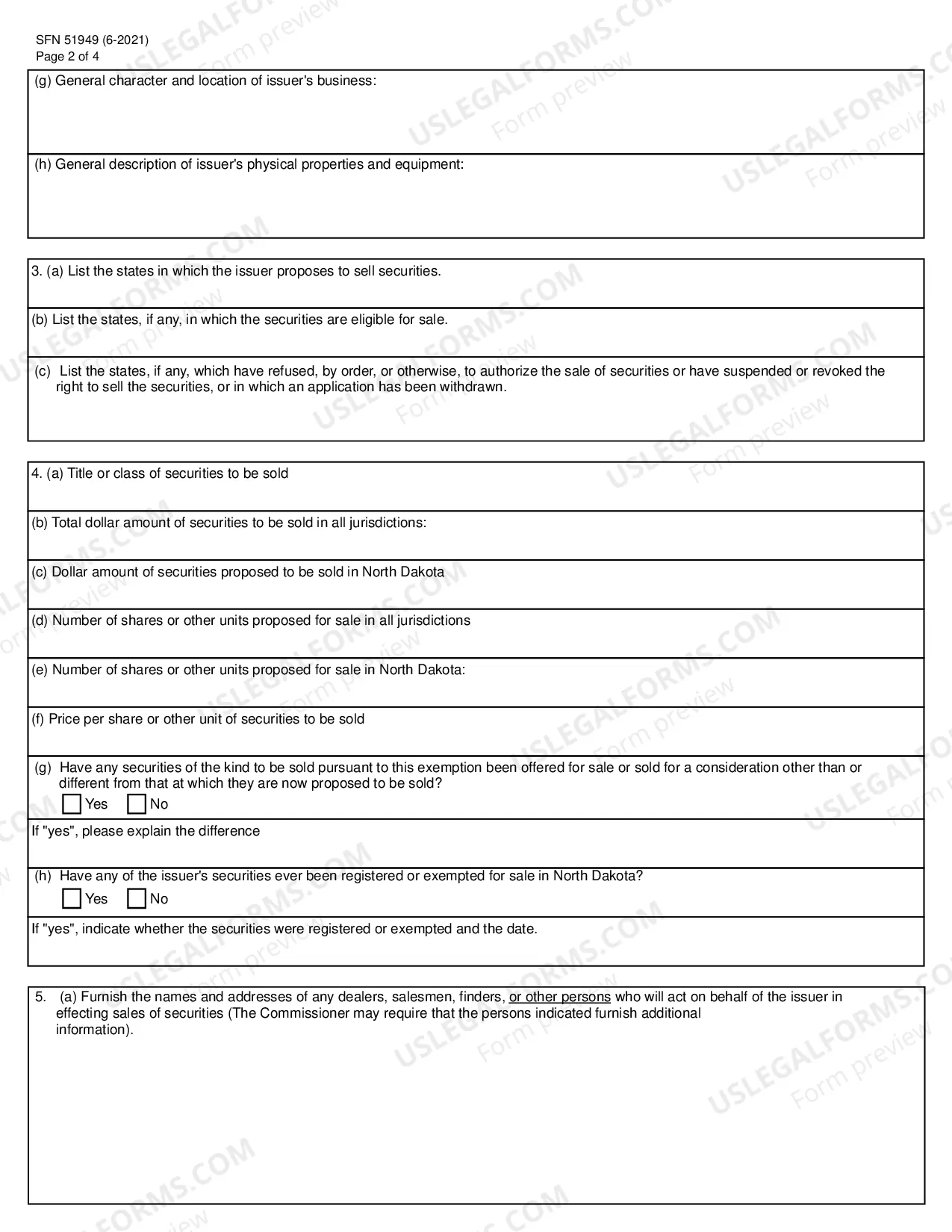 Preview Issuer Exemption Application