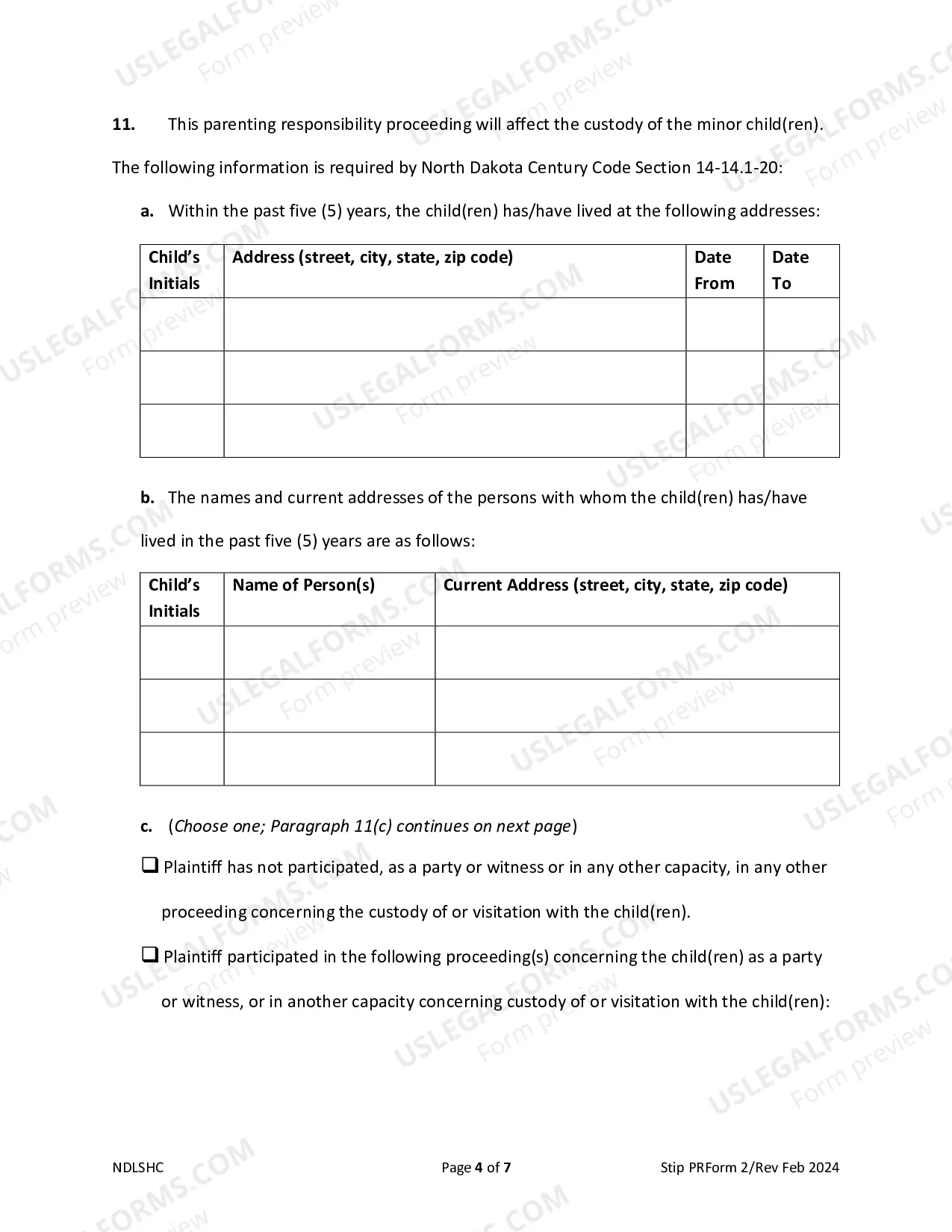 Preview Form 2 Complaint