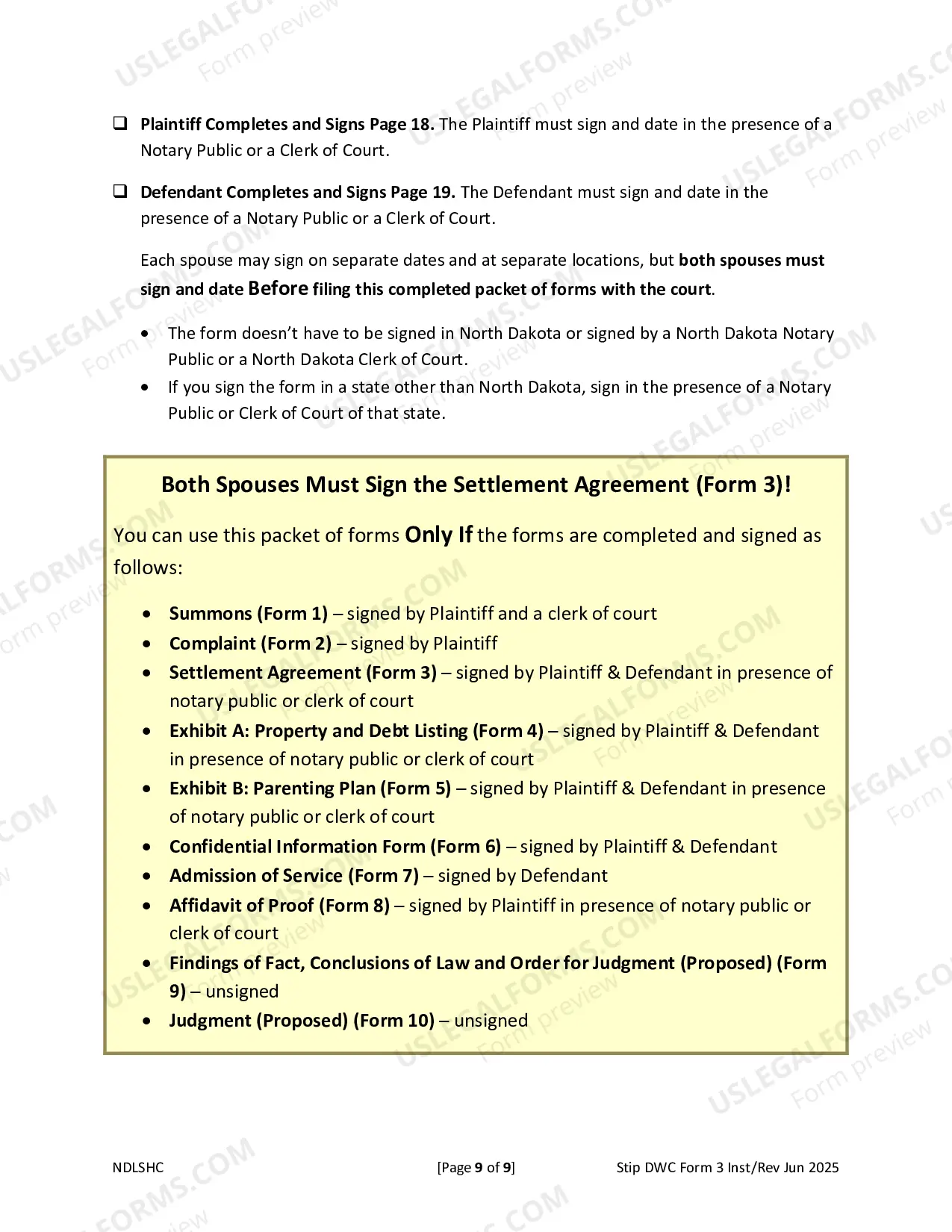 Preview Settlement Agreement