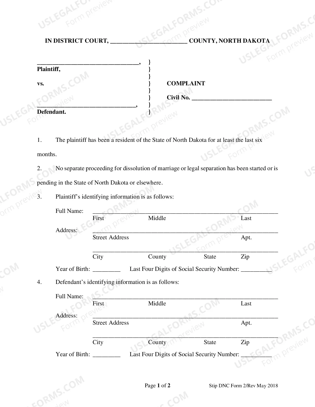 Preview Forms 1 through 10