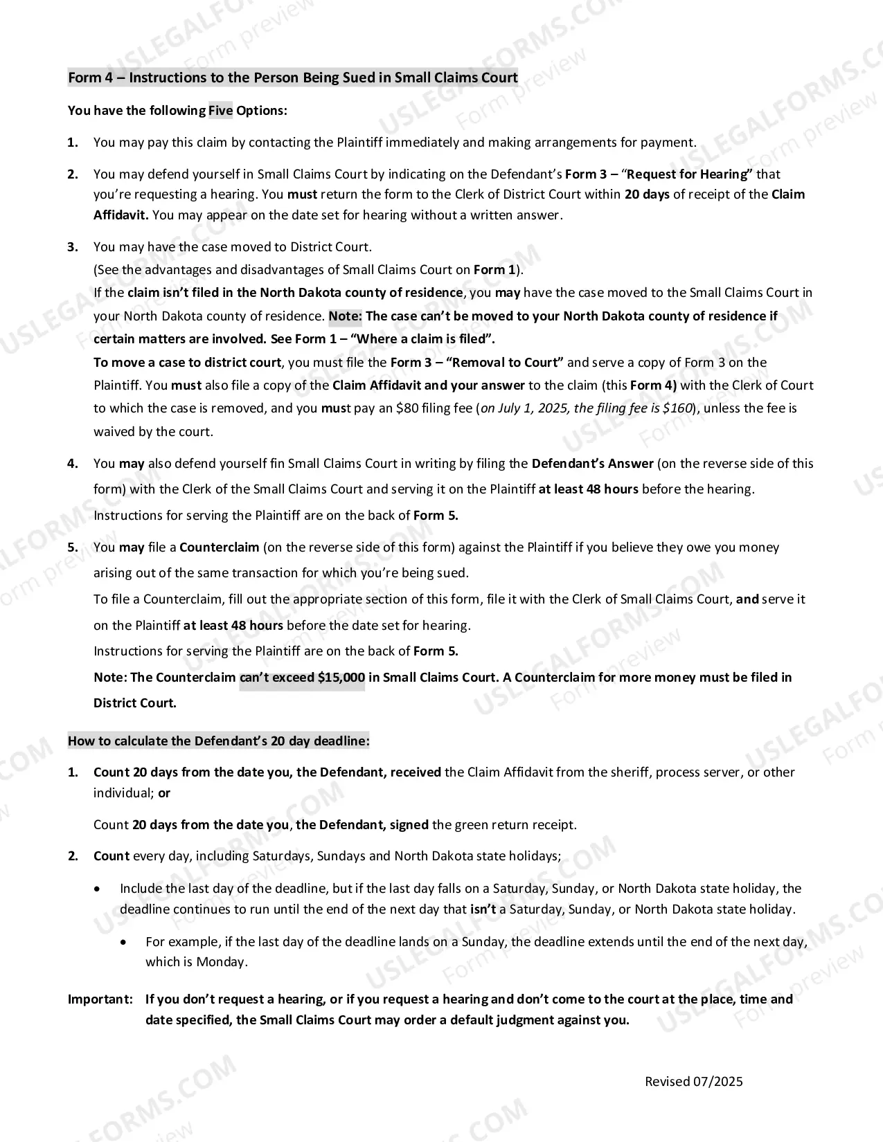 Preview Defendants Answer-Counterclaim