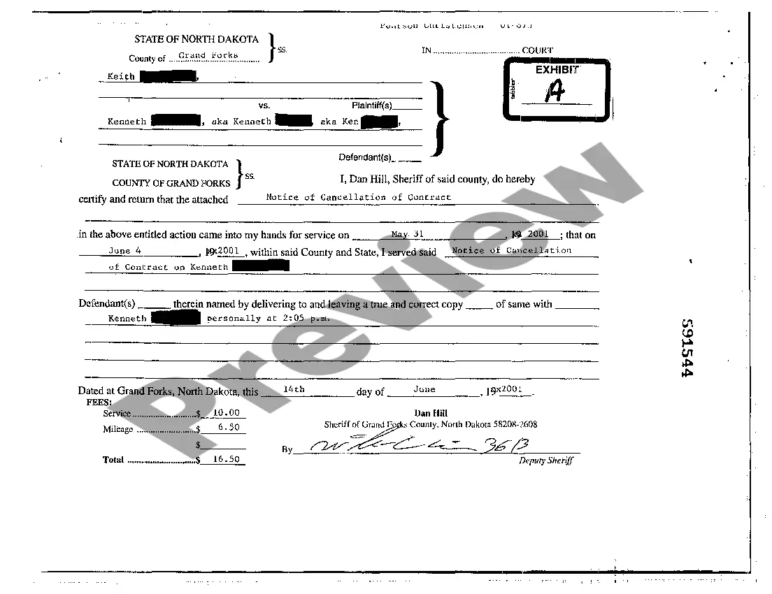 Preview Affidavit of Failure to Cure Defaults Under Contract for Deed