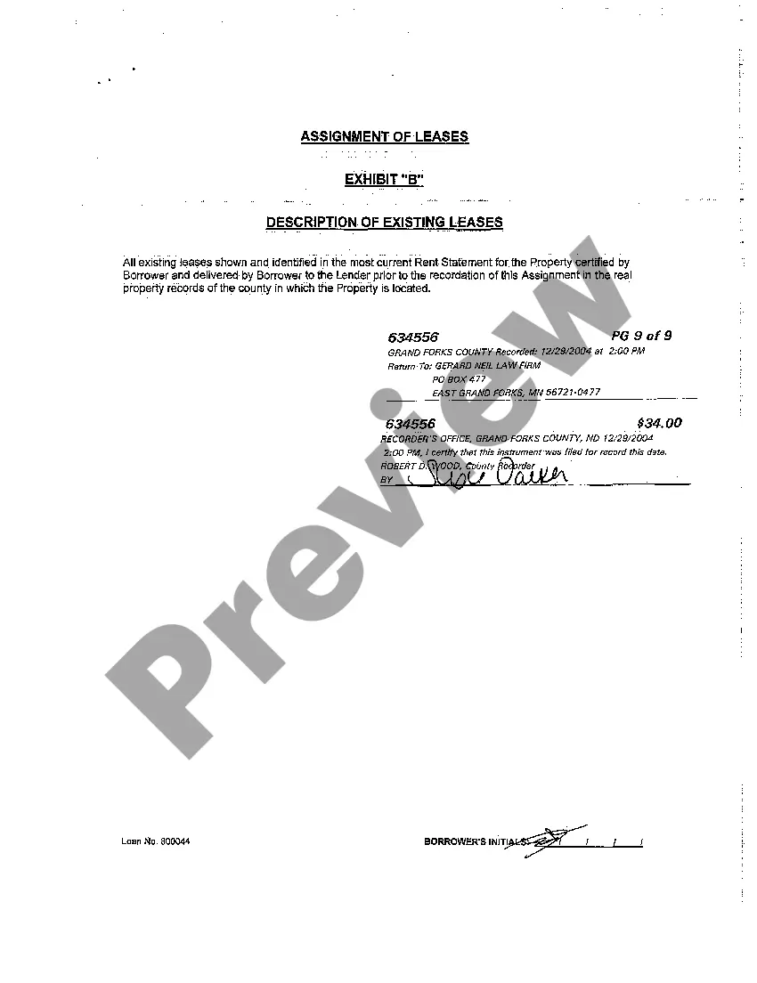 Preview Assignment of Leases