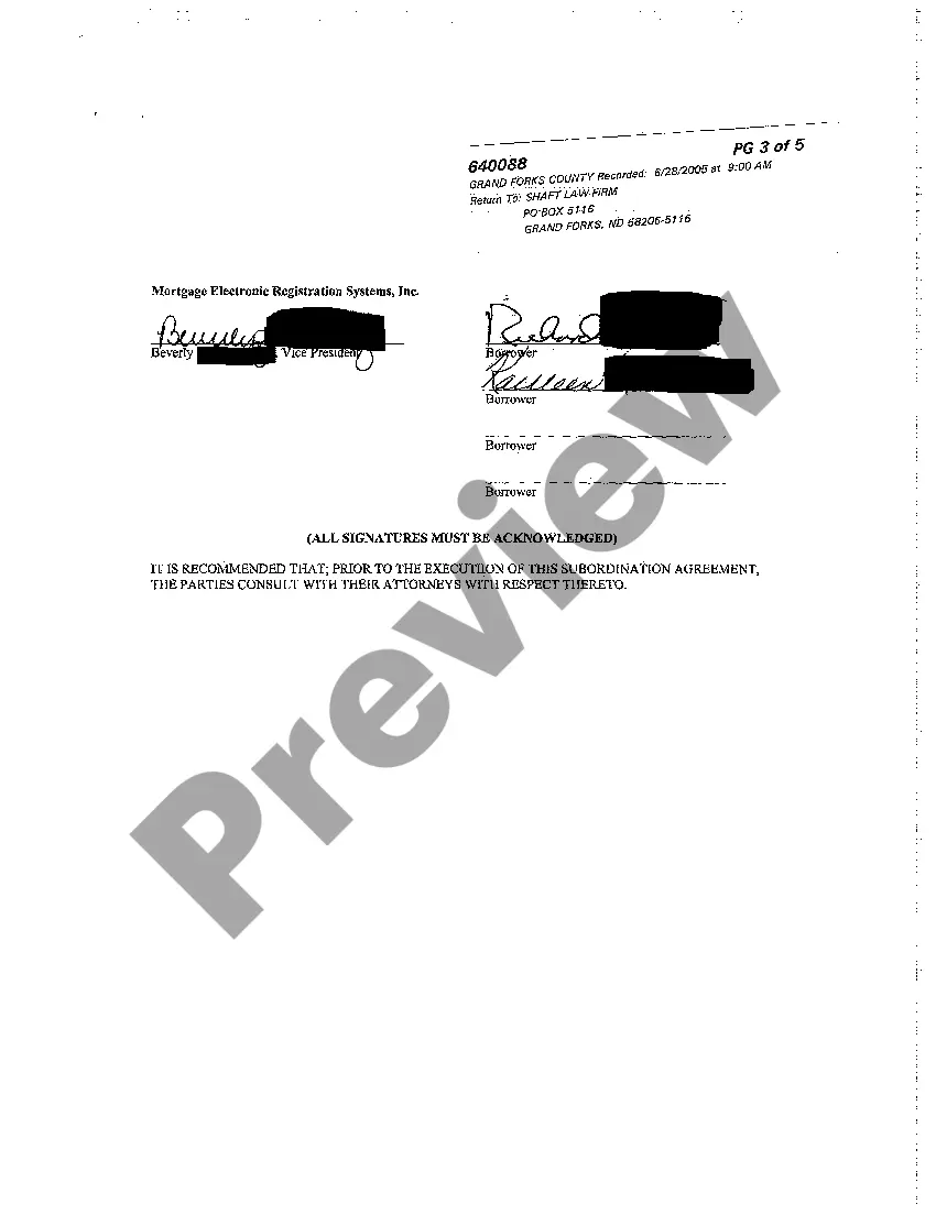 Get Subordination Agreement Preview Subordination Agreement