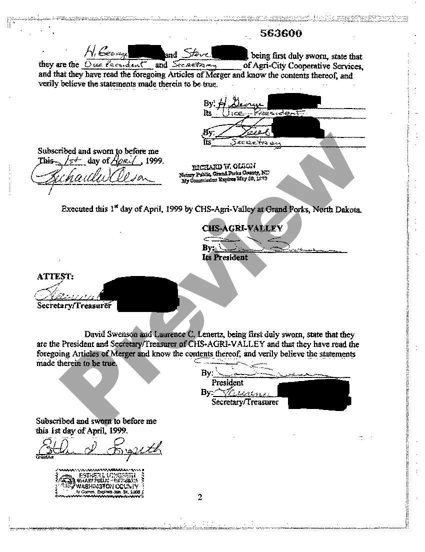 Get A01 Articles of Merger Preview A01 Articles of Merger