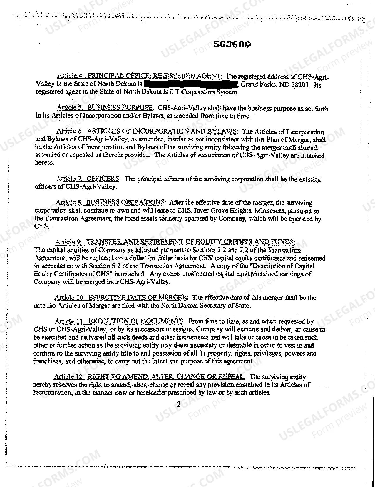 Preview A02 Agreement and Plan of Merger