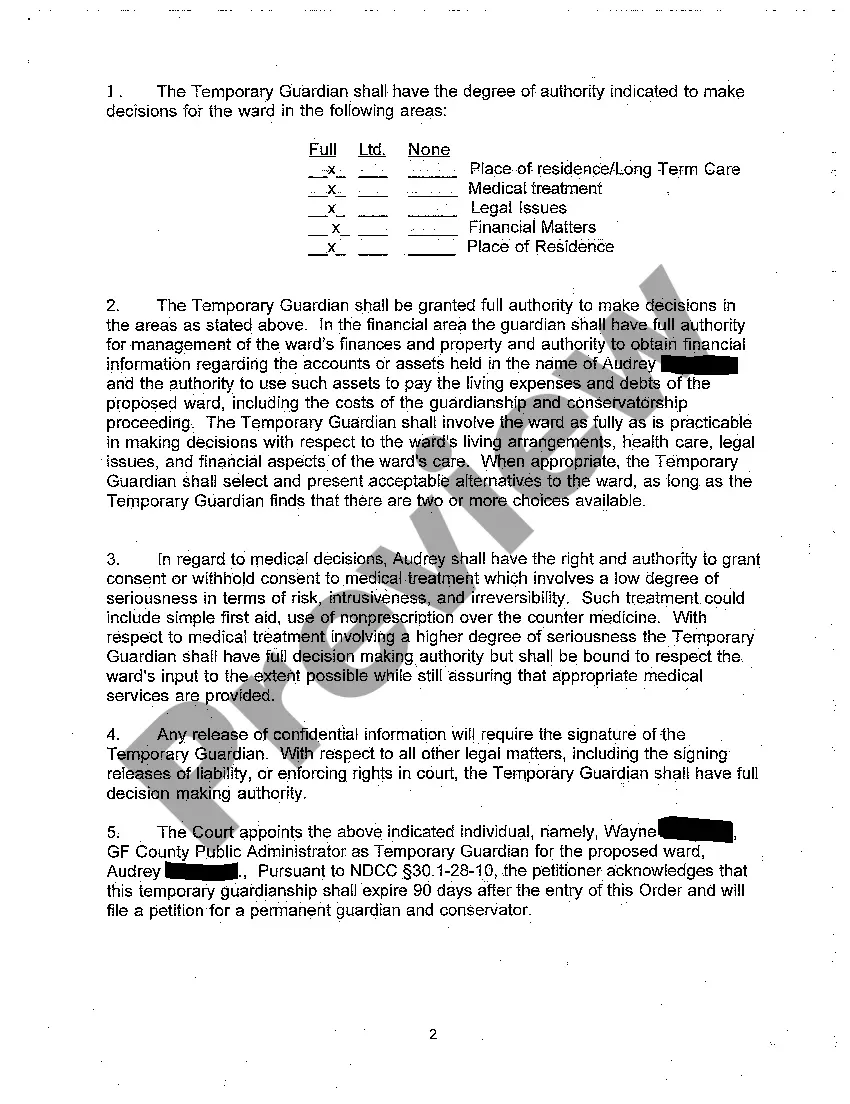 Get A04 Letters of Temporary Guardianship for Incompetent Person Preview A04 Letters of Temporary Guardianship for Incompetent Person