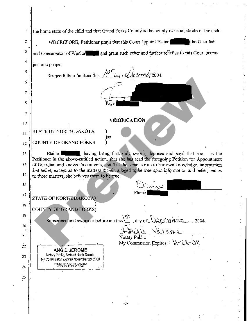 Get A01 Petition for Appointment of Guardian and Conservator of Troubled Teenage Girl without Parents Preview A01 Petition for Appointment of Guardian and Conservator of Troubled Teenage Girl without Parents