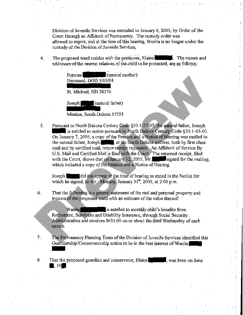 Preview A03 Order Appointing Guardian and Conservator