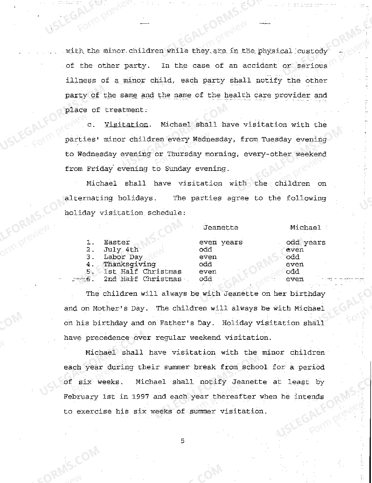 Preview A01 Judgment and Decree Ordering in Part Payment of Child Support