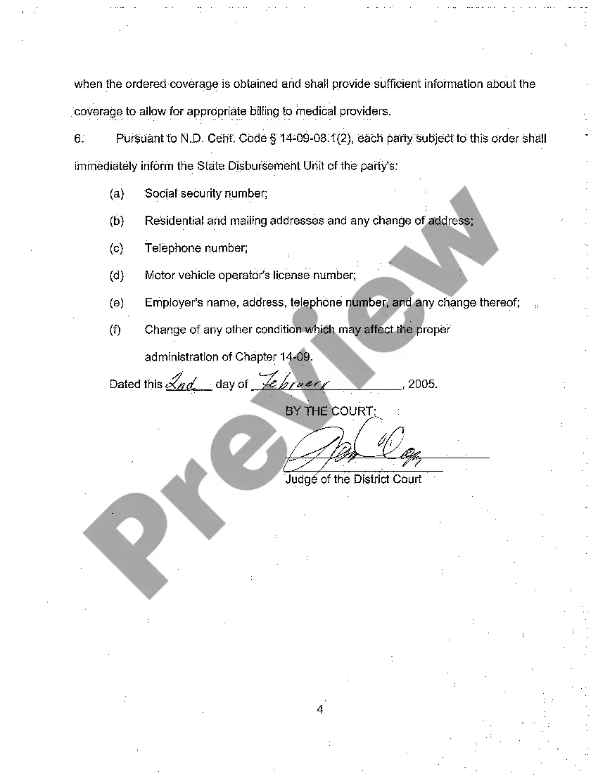 Preview A02 Order for Judgment