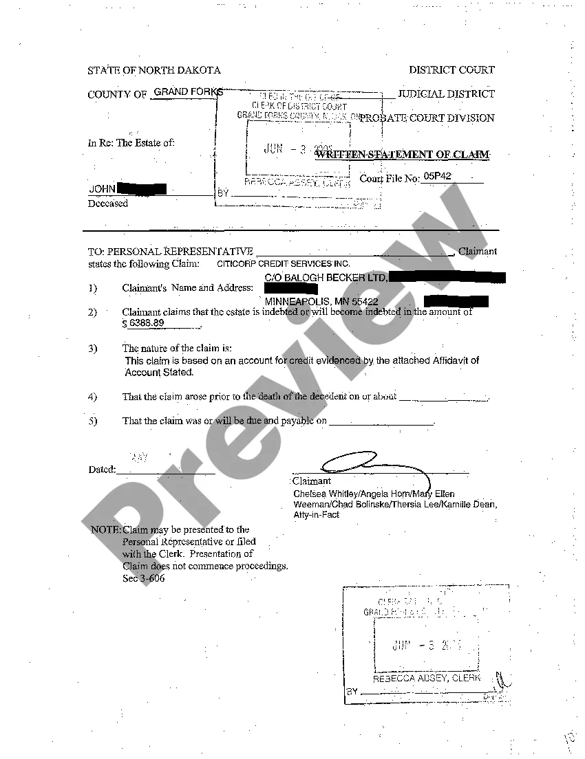 Get A04 Written Statement of Claim Preview A04 Written Statement of Claim