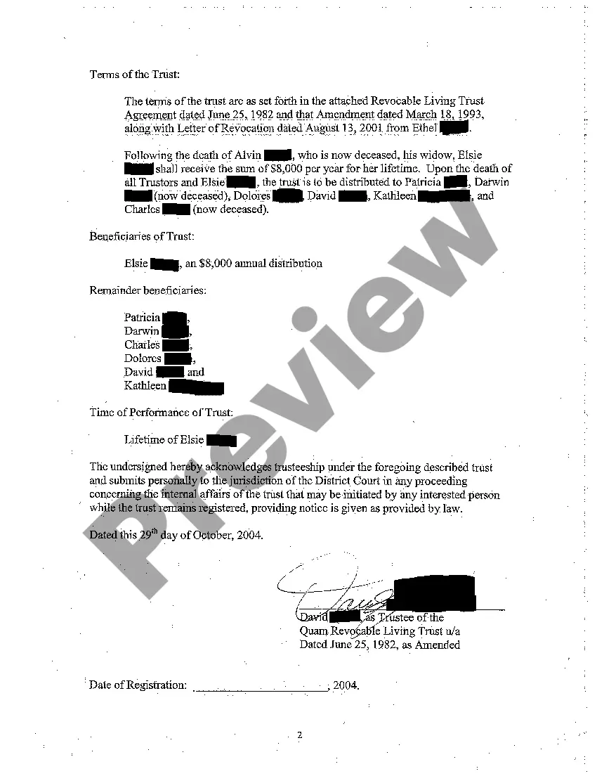 Preview A02 Trust Registration