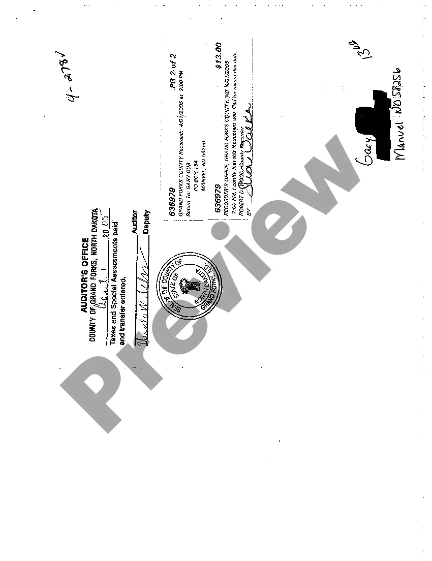 Preview Dissolution of Contract for Deed Agreement