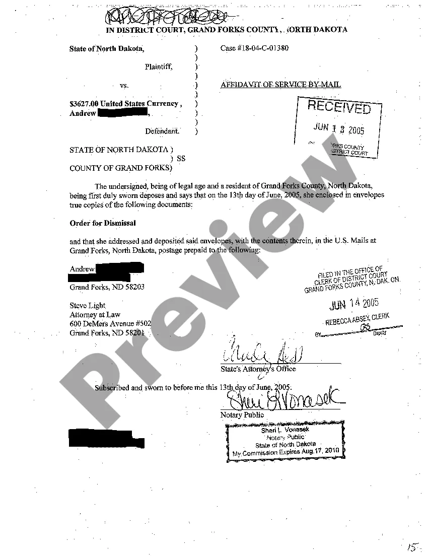 Get A06 Order for Dismissal Preview A06 Order for Dismissal