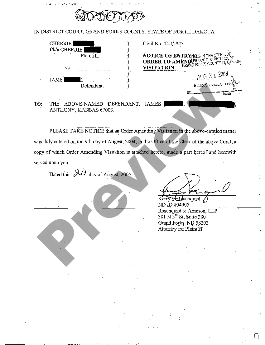 Get A02 Order Amending Visitation Preview A02 Order Amending Visitation