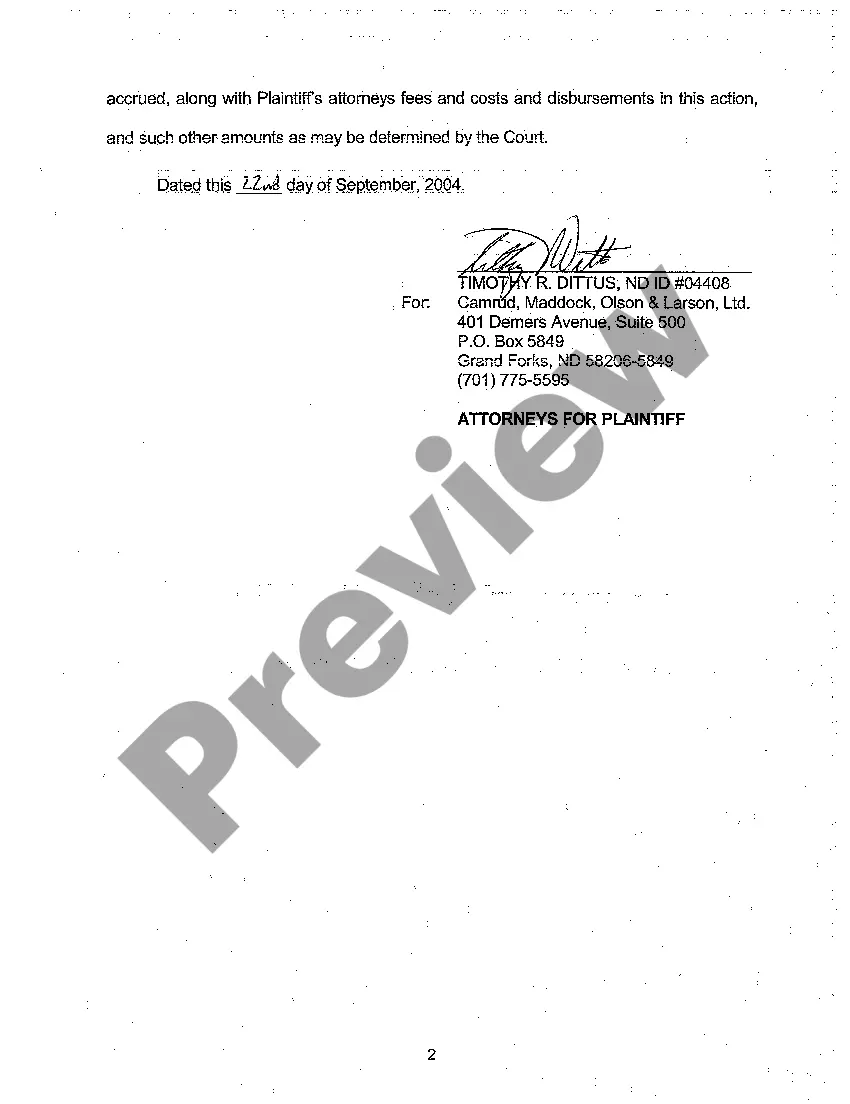 Preview A01 Complaint for Eviction