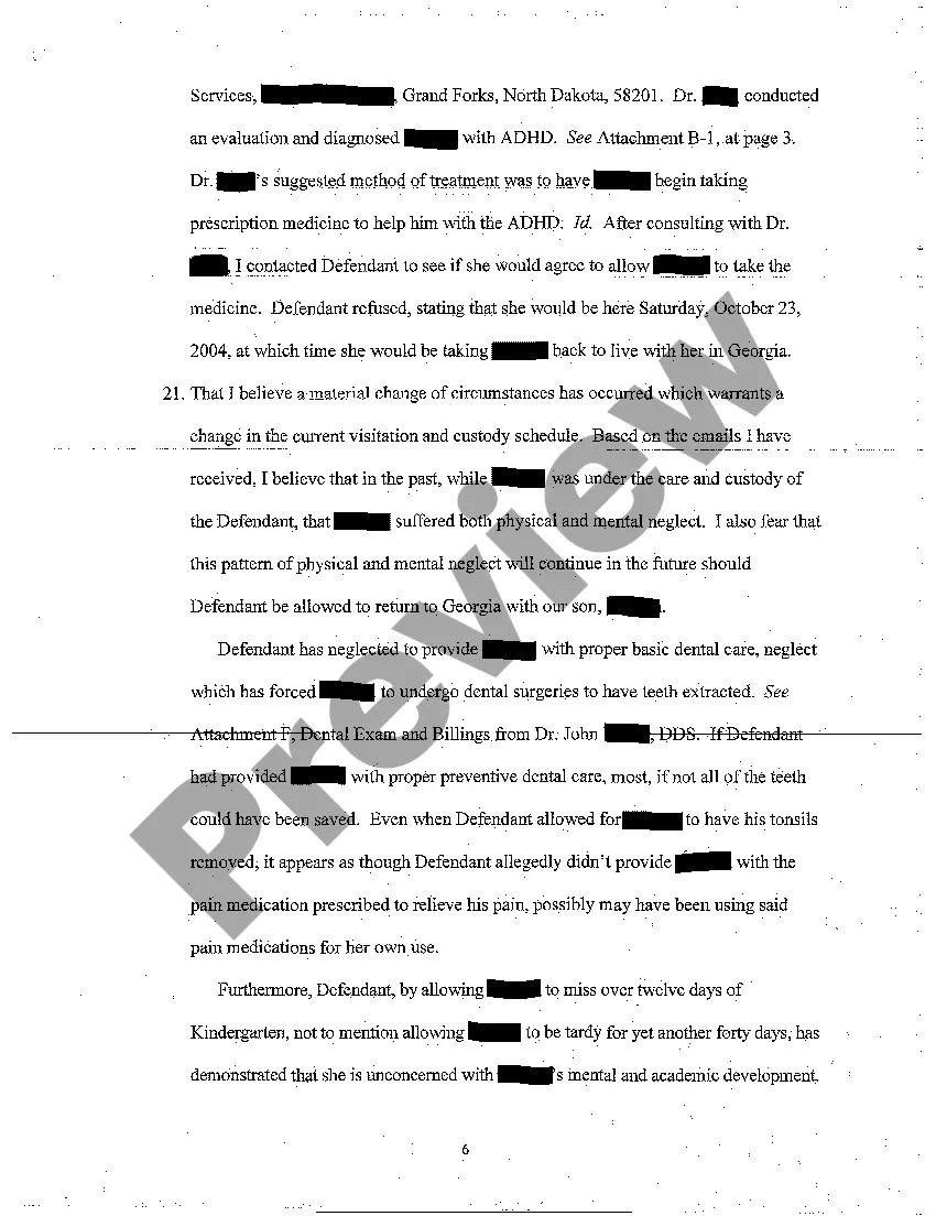 Preview A02 Affidavit in Support of Plaintiff's Motion for Ex Parte Order