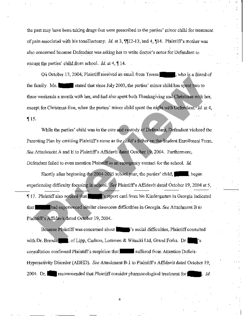 Preview A01 Plaintiff's Brief in Support of Motion for Emergency Interim Order