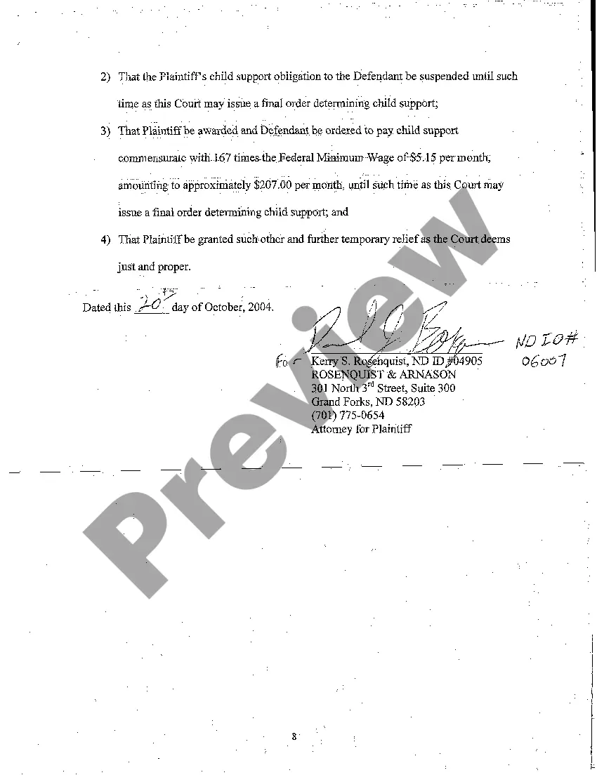 Preview A01 Plaintiff's Brief in Support of Motion for Emergency Interim Order