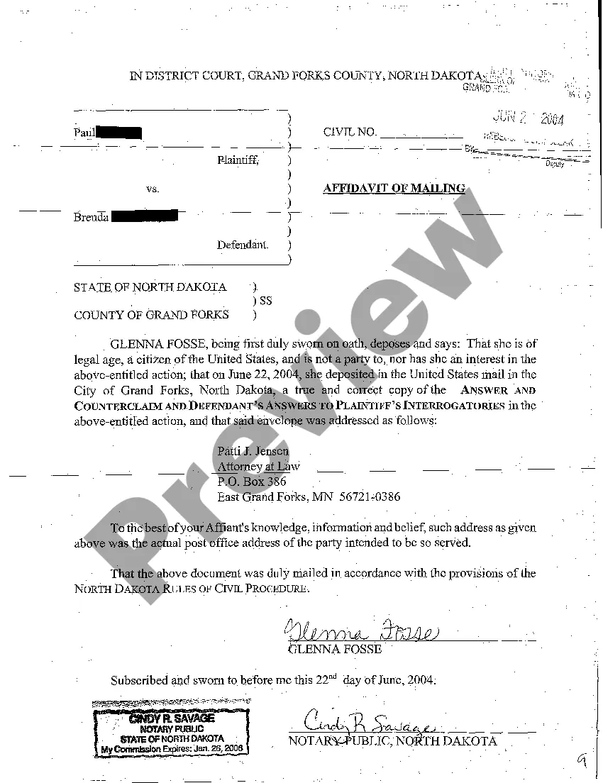 Preview A04 Answer and Counterclaim