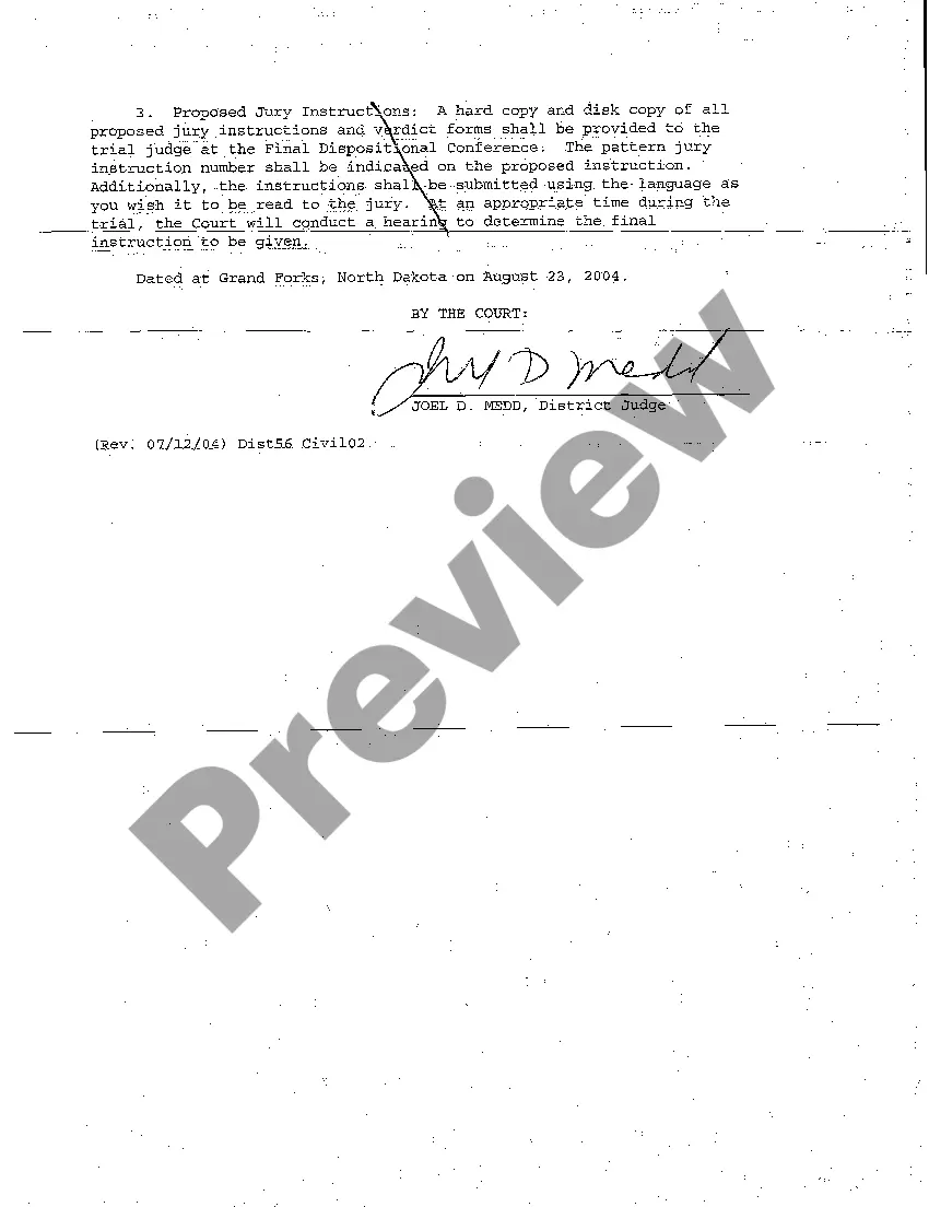 Preview A08 Scheduling Order