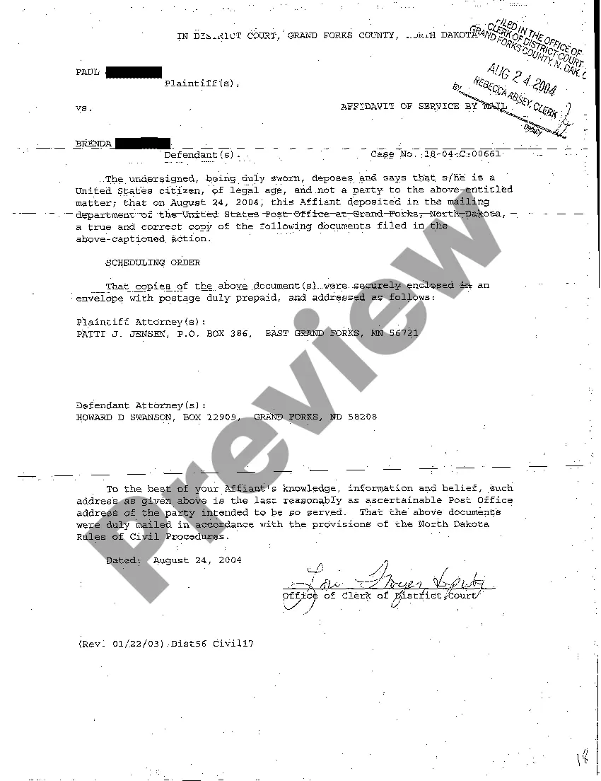 Preview A08 Scheduling Order