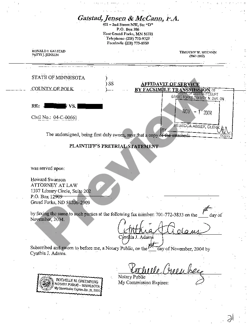 Preview A10 Plaintiff's Pretrial Statement