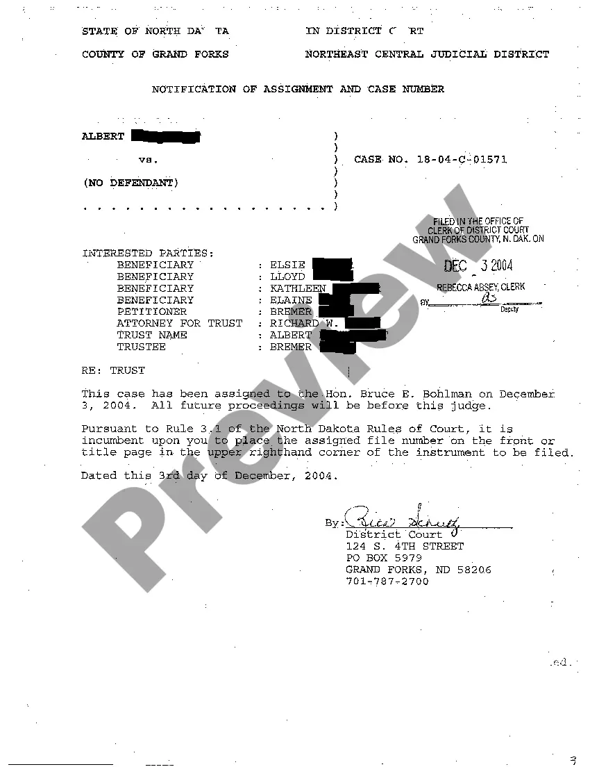 Preview A01 Petition for Allowance of Final Report and Account