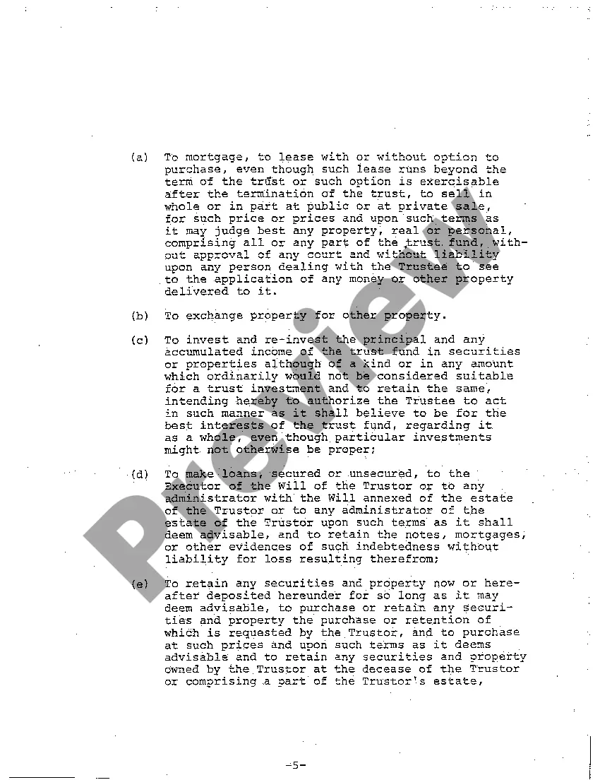 Preview A03 Registration of Trust