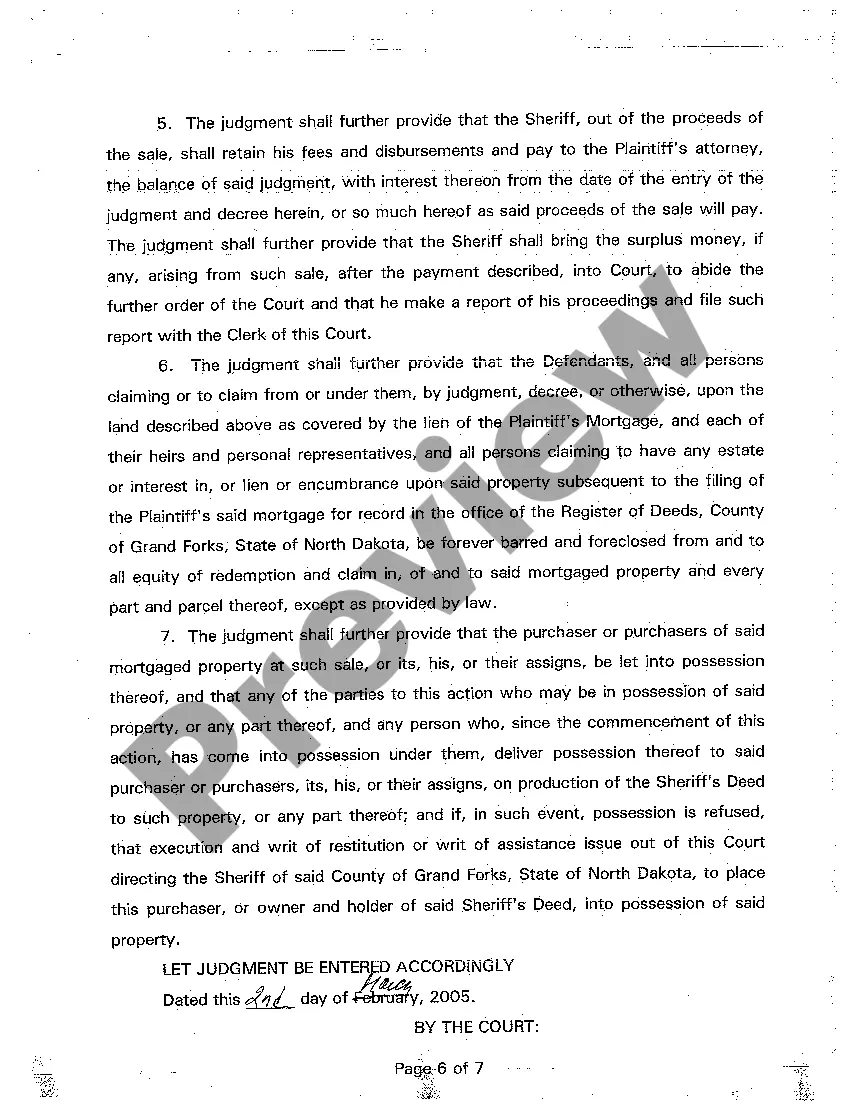 Get A07 Findings of Fact, Conclusions of Law and Order for Judgment Preview A07 Findings of Fact, Conclusions of Law and Order for Judgment