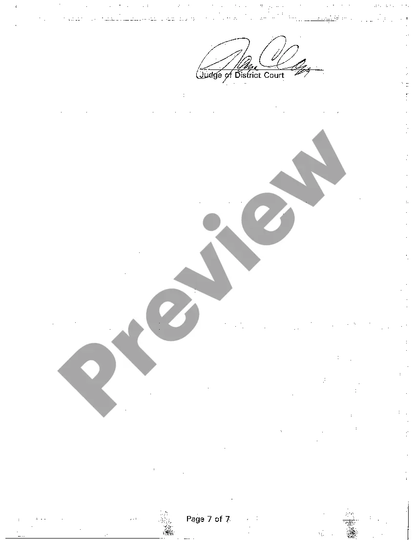 Get A07 Findings of Fact, Conclusions of Law and Order for Judgment Preview A07 Findings of Fact, Conclusions of Law and Order for Judgment