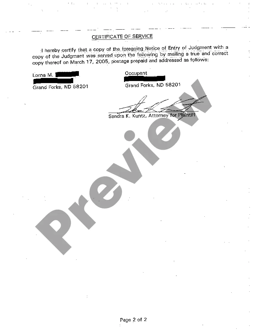 Preview A09 Notice of Entry of Judgment
