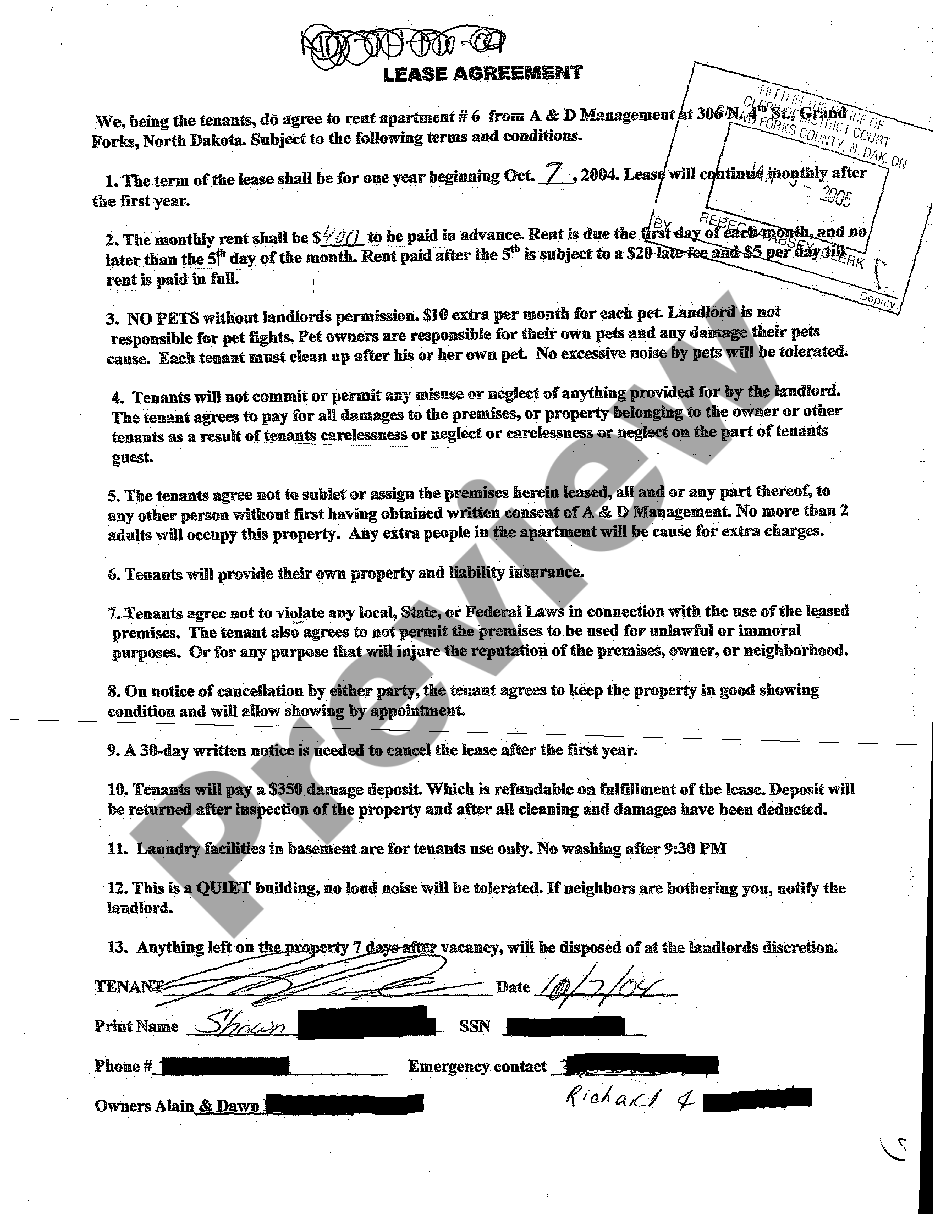 page 2 A01 Complaint for Eviction for Nonpayment of Rent preview